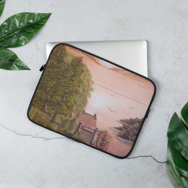 An Autumn Paddle Laptop Sleeve - Image 2