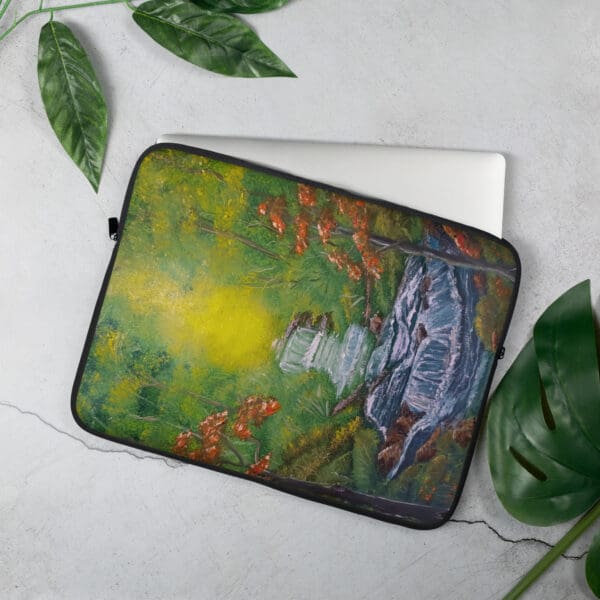 An Evening Waterfall Laptop Sleeve