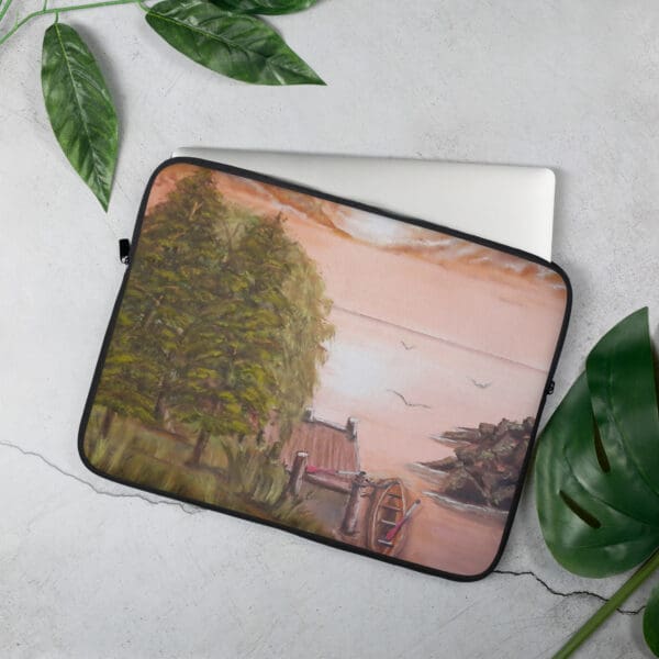 An Autumn Paddle Laptop Sleeve